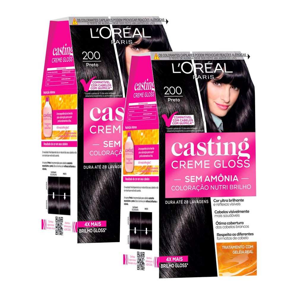 Casting Gloss L'Oréal: Preto Intenso e Brilho!