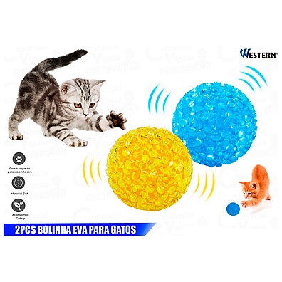 Cat Toy: Bolinhas Chocalho para Gatos Felizes!