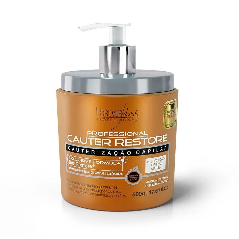Cauter Restore Forever Liss: Cabelos Renovados!