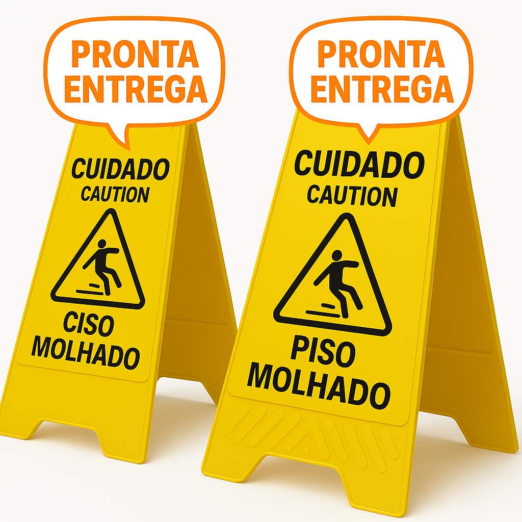 Cavalete Piso Molhado: Segurança PROMO!