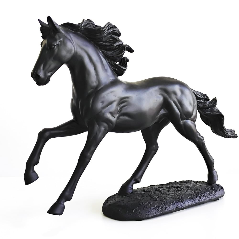 Escultura de Cavalo em Polirresina - Decore com Estilo e Sofisticação