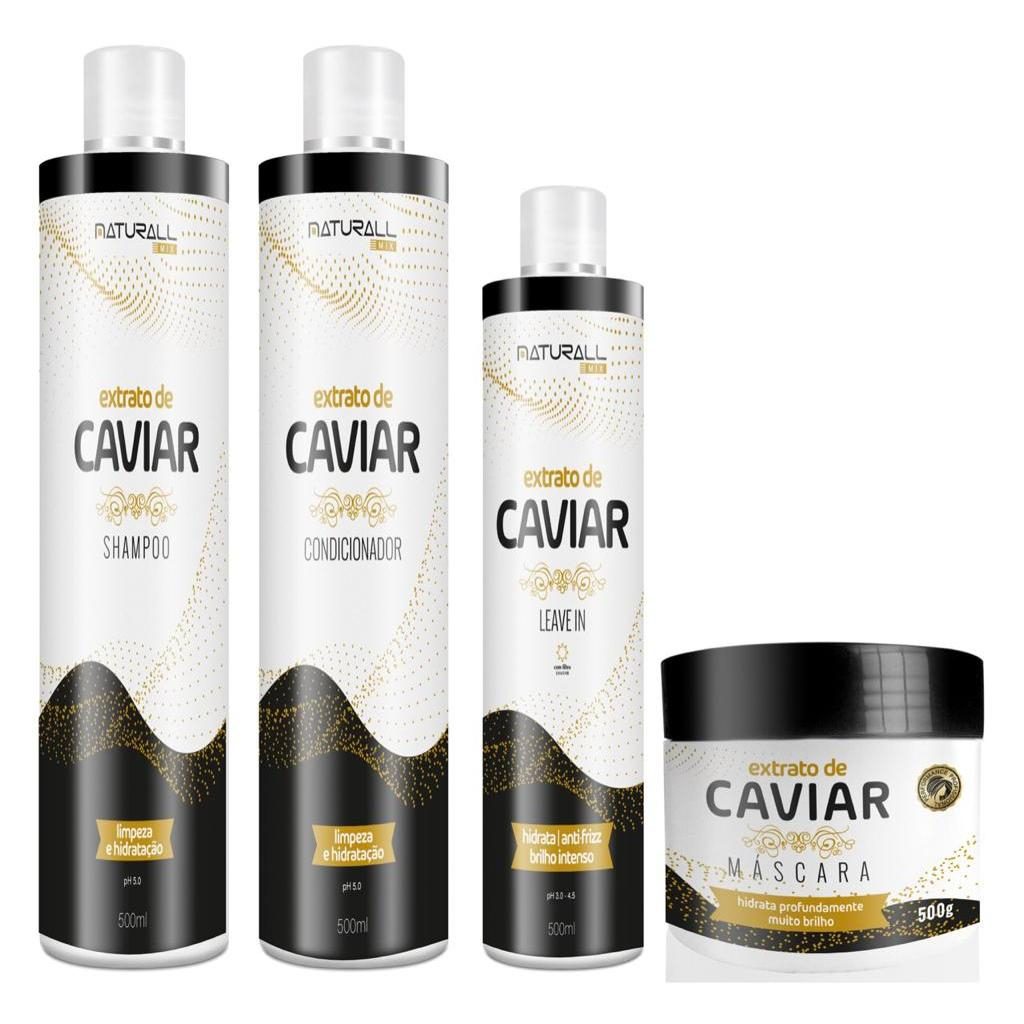 Caviar Naturall Mix: Reparação e Brilho Intenso