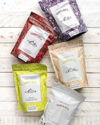 Farofa Temperada de Cebola Santa Rita 500g