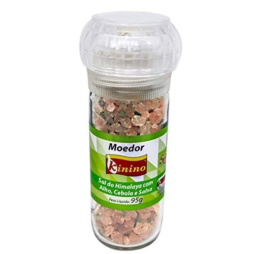 MOEDOR SAL DO HIMALAYA GROSSO COM ALHO CEBOLA SALSA KININO 95G