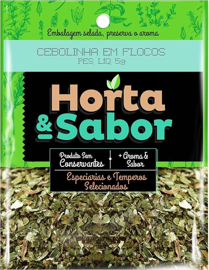 Cebolinha em Flocos Horta e Sabor 5g