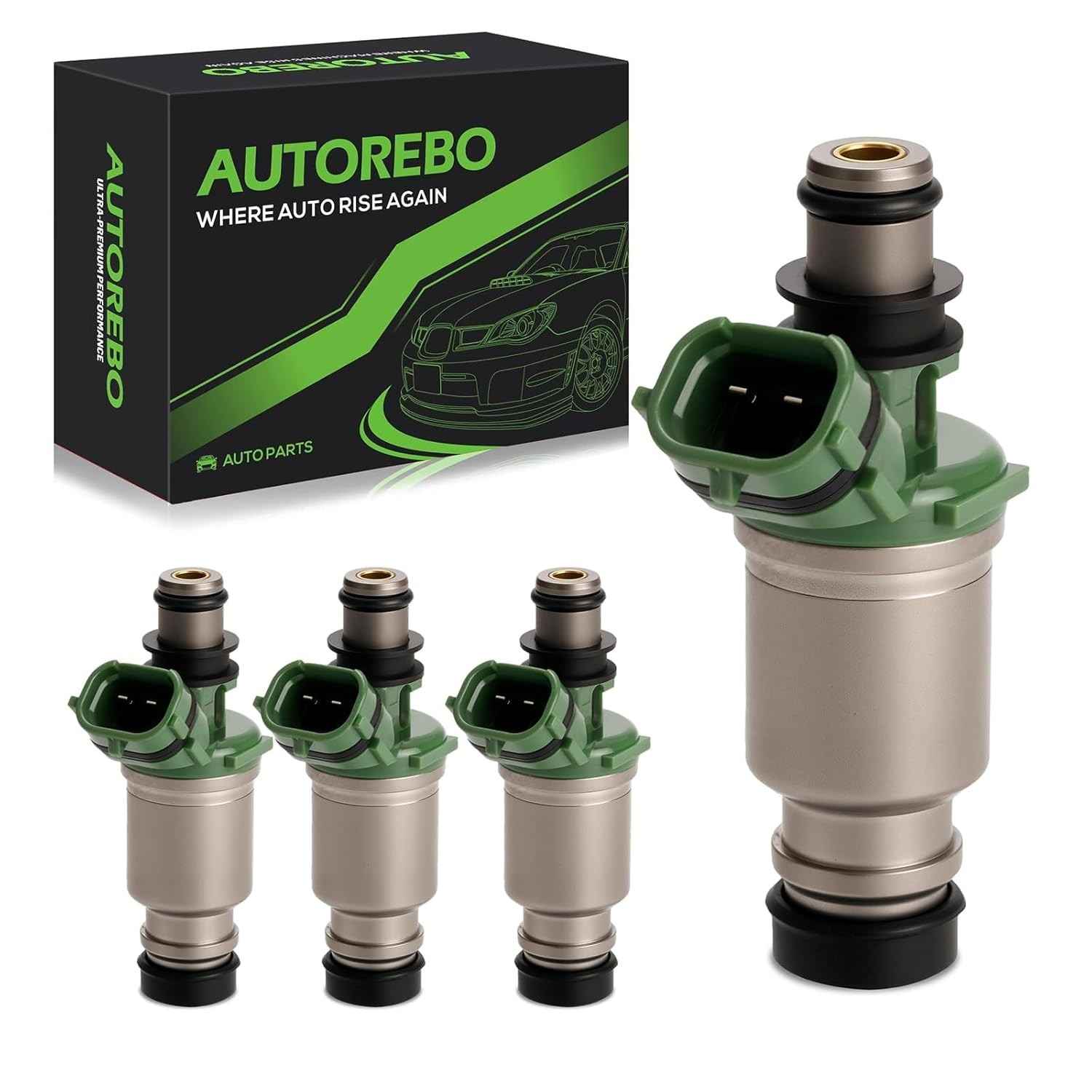 Kit 4 Injetores de Combustível FJ295 para Toyota Camry, Celica, MR2, Rav4, Solara 2.2L L4 - Peças de Reposição de Alta Performance