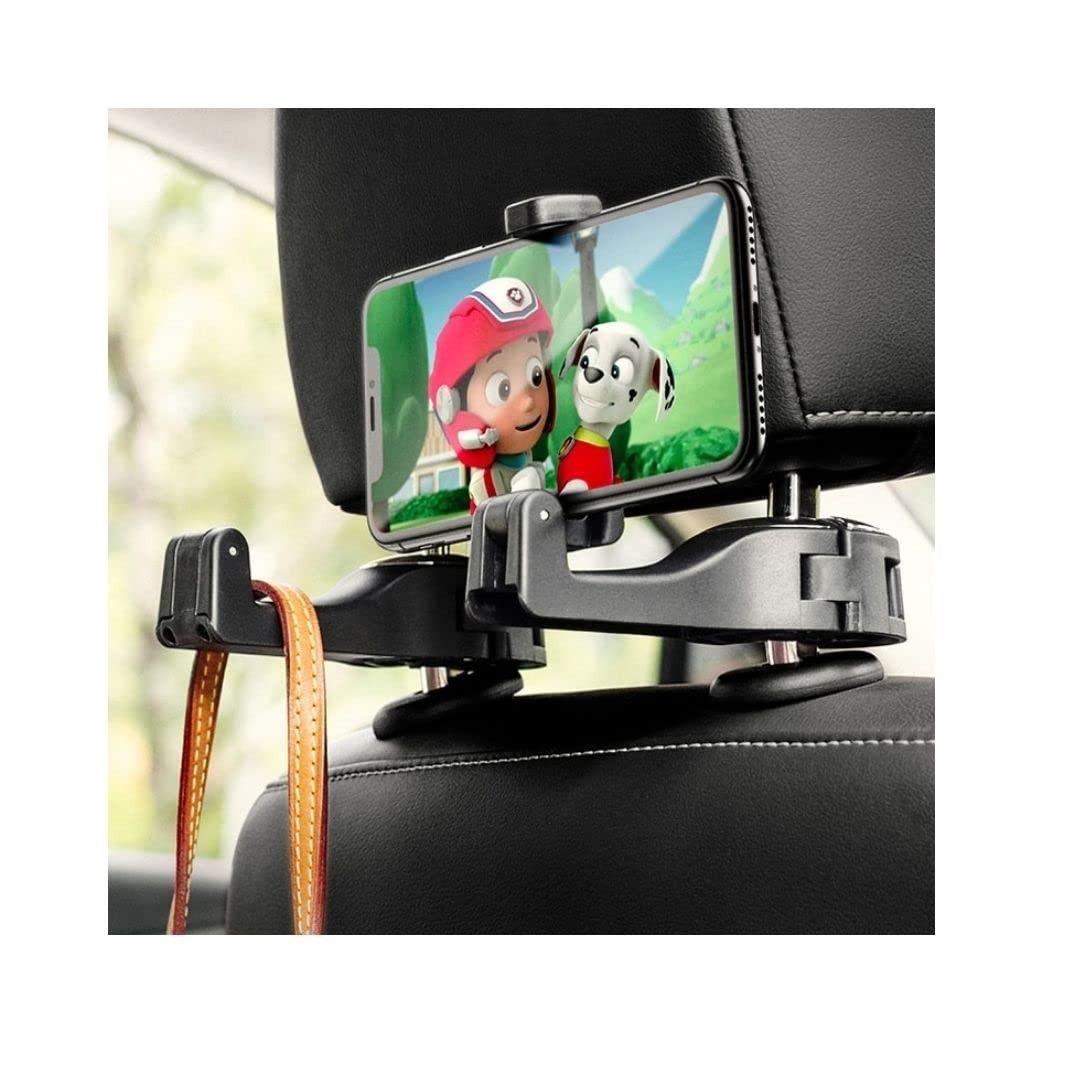 Suporte Universal para Celular no Banco Traseiro do Carro: Gancho para Bolsas e Smartphones