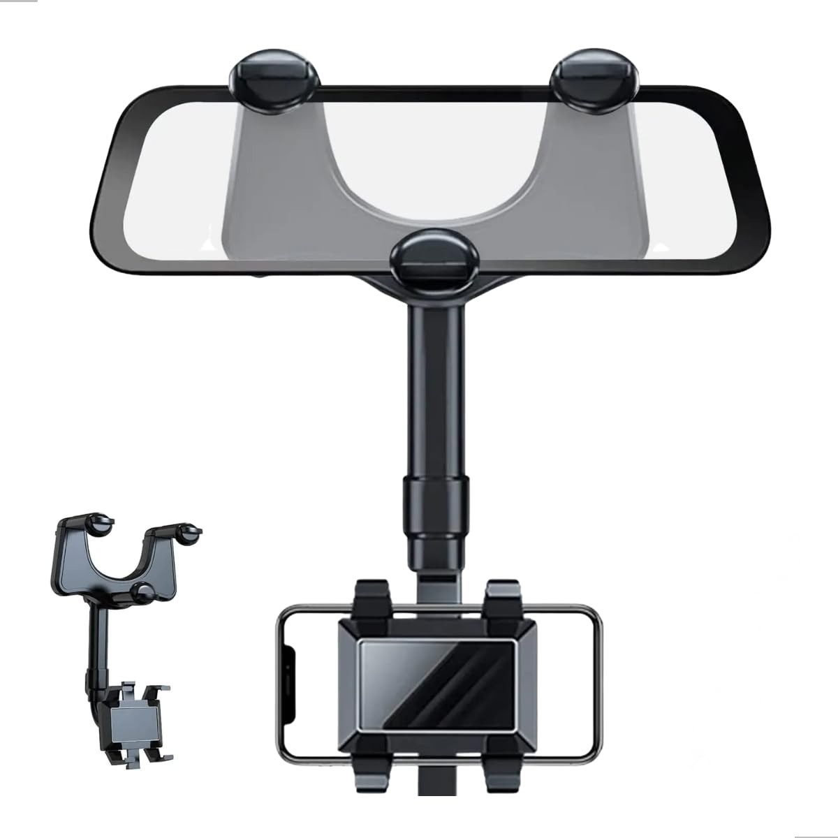 Suporte de Celular Universal para Retrovisor: Segurança e Praticidade 360º