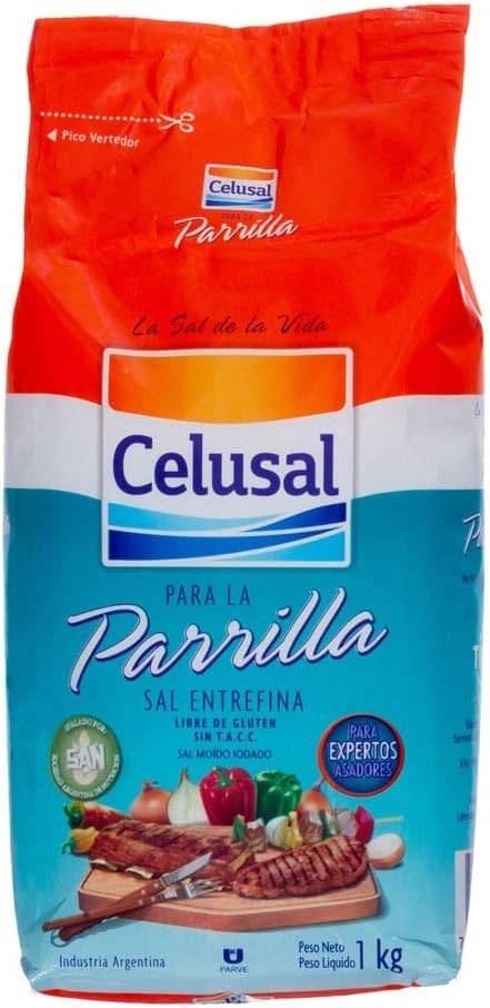 Sal Entrefino para Parilla Celusal 1kg