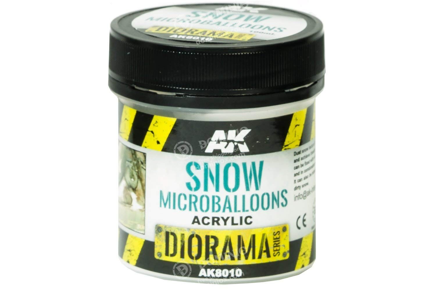 AKI Diorama Effects - Microbolhas de Neve 100ml: Crie Cenários Realistas!