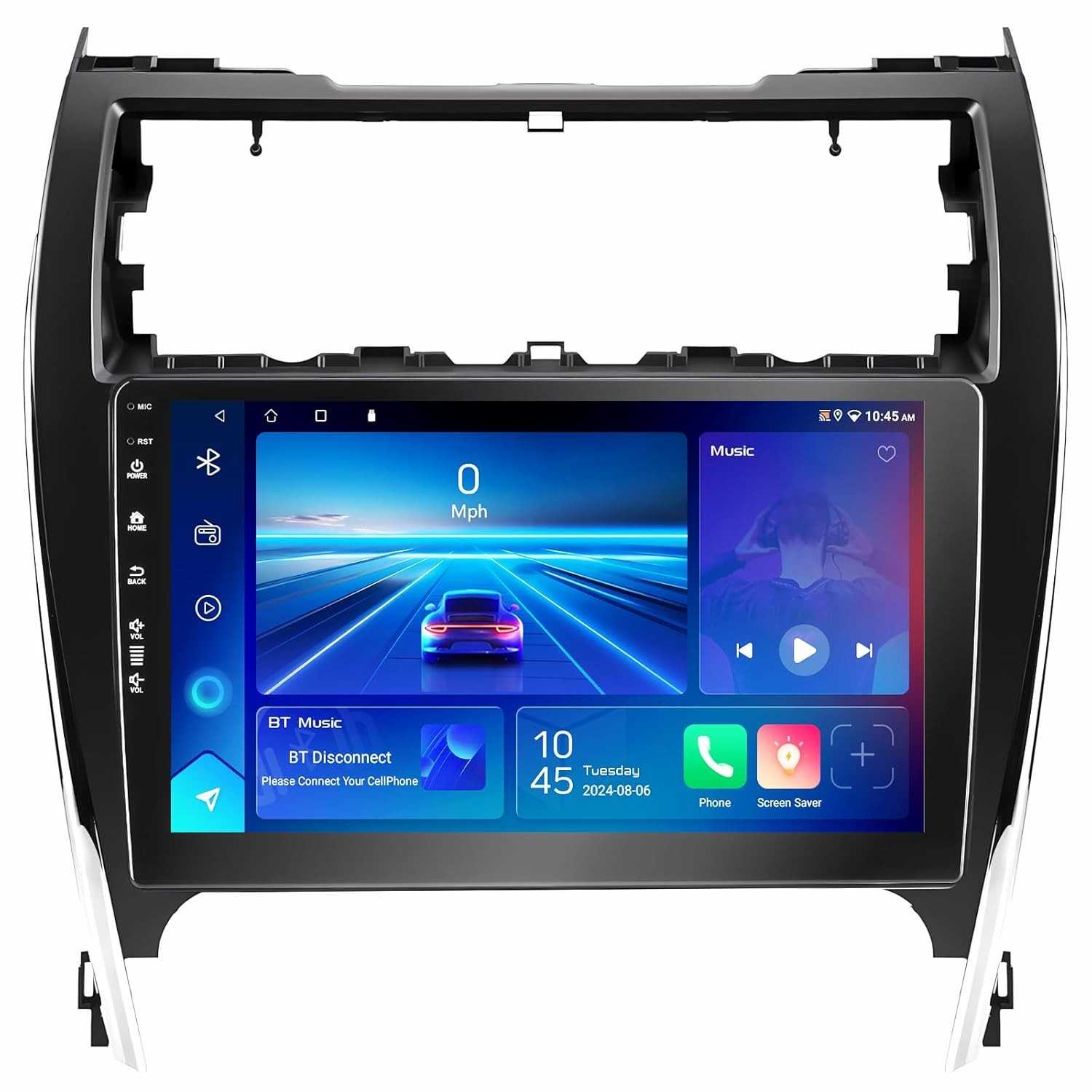 Central Multimídia Android 13 para Toyota Camry 2012-2014: Tela IPS, CarPlay/Android Auto Sem Fio e GPS