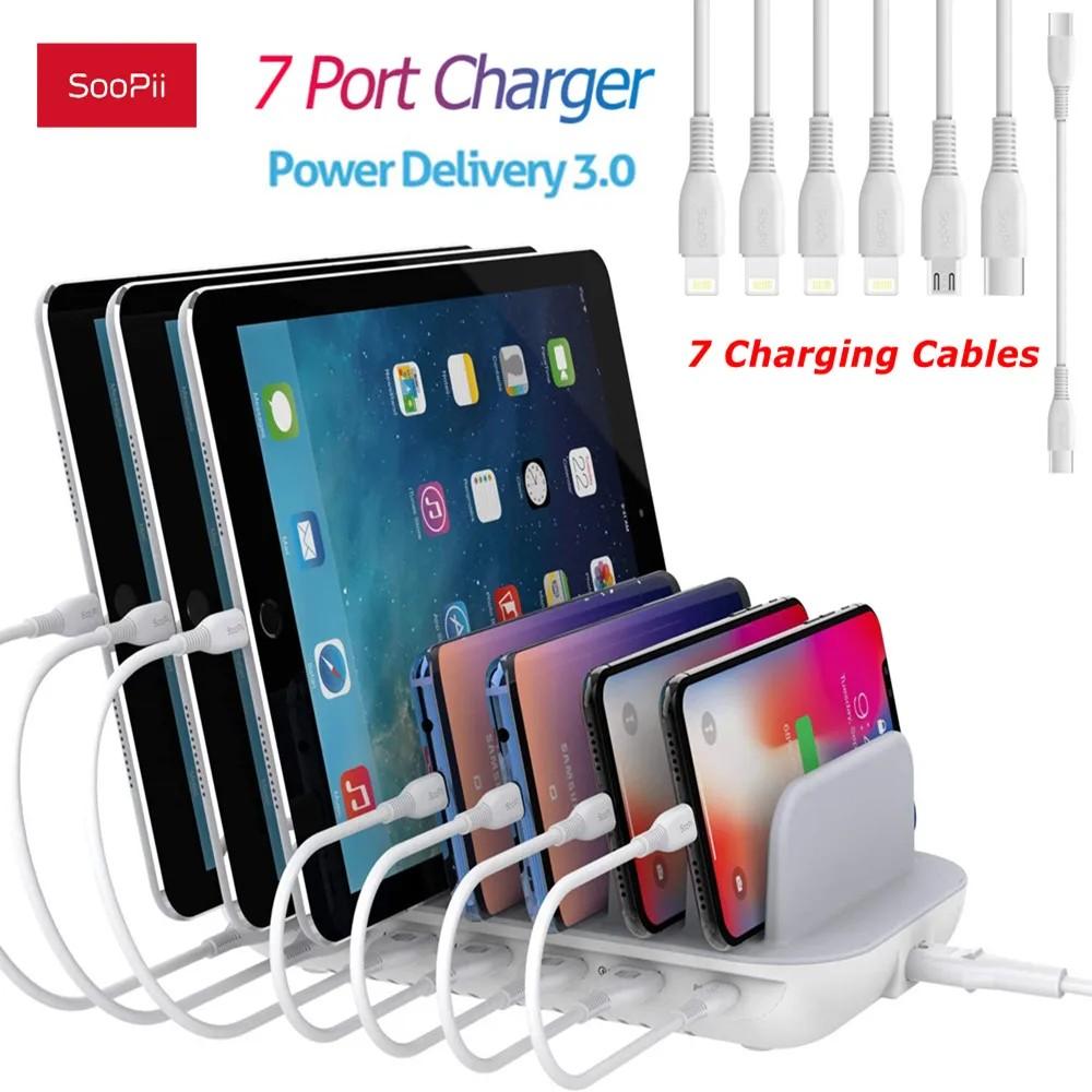 Central de Carregamento USB-C 70W: Carregue Tudo!