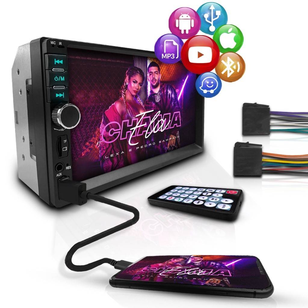 central-multimidia-2-din-som-bluetooth-e-espelhamento