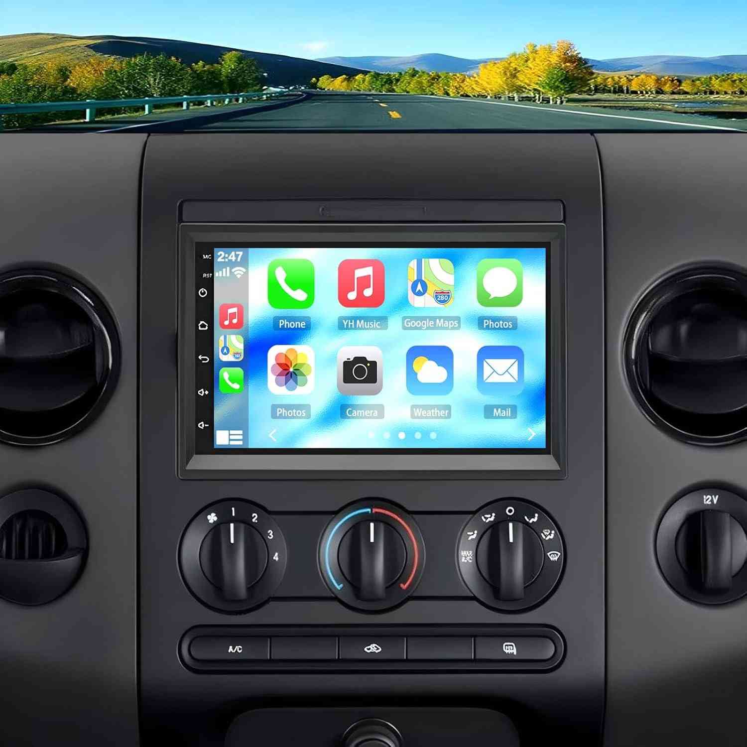 Central Multimídia Android 10.1" para Ford F150/F250/F350 (2004-2014): Apple CarPlay, Android Auto e GPS Integrado