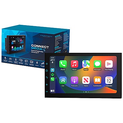 Central Multimídia 7" Faaftech: CarPlay & Android Auto