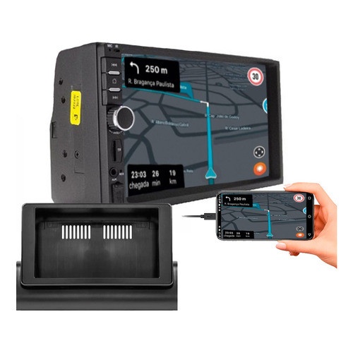 Central Multimídia 7 Polegadas para Fiat Uno Mille – Instale e Modernize Seu Carro!