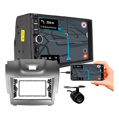 Central Multimídia 7" S10/Trailblazer 2012-2015 + Câmera