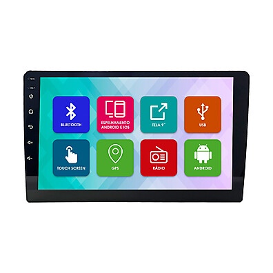 Central Multimídia 9” Android: Upgrade para seu Carro!
