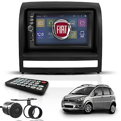 Central Multimídia Fiat Idea: Upgrade 2 Din 7"
