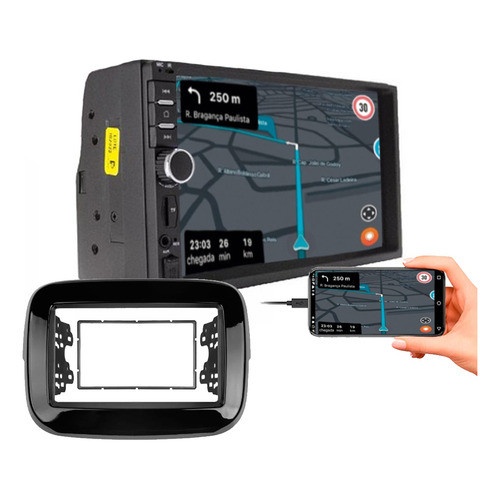 Central Multimídia Fiat Mobi (2016-2019) – MP5 Completa