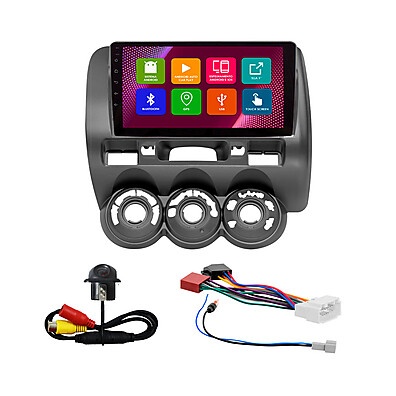 Central Multimídia Fit 2004-2008: 9” Android + GPS