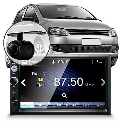 Central Multimídia Fox: MP5, Bluetooth e Câmera!