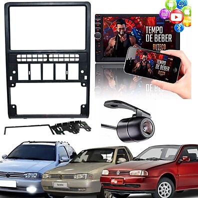 Central Multimídia Gol G2/Parati/Saveiro: Kit Completo!