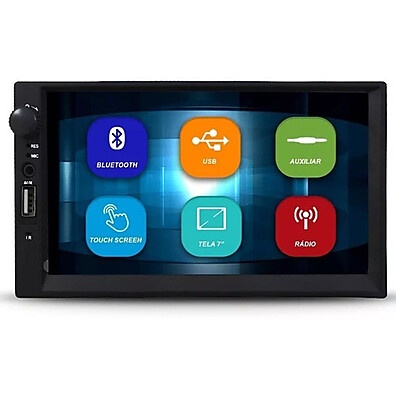 Central Multimídia MP5 Player 7" Bluetooth