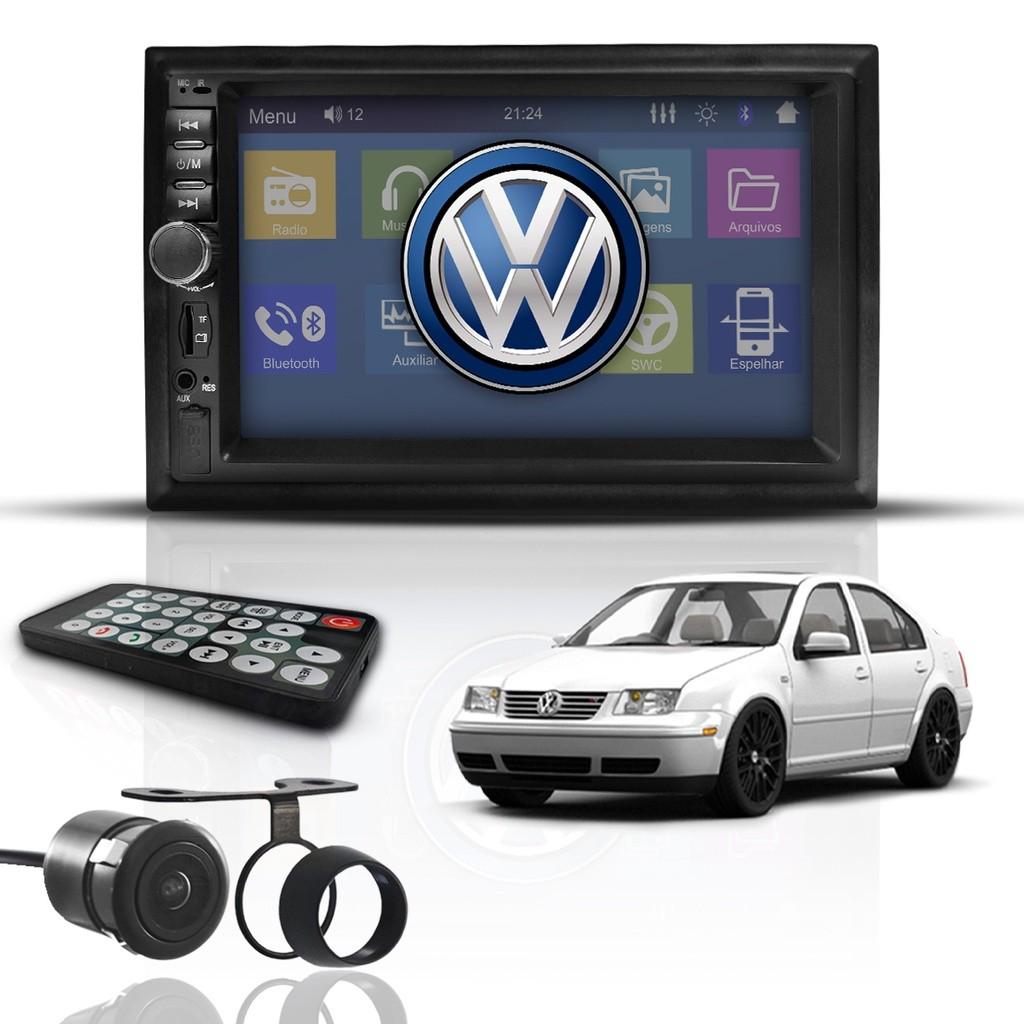 Central Multimídia VW Bora: MP5 2 Din + Câmera!
