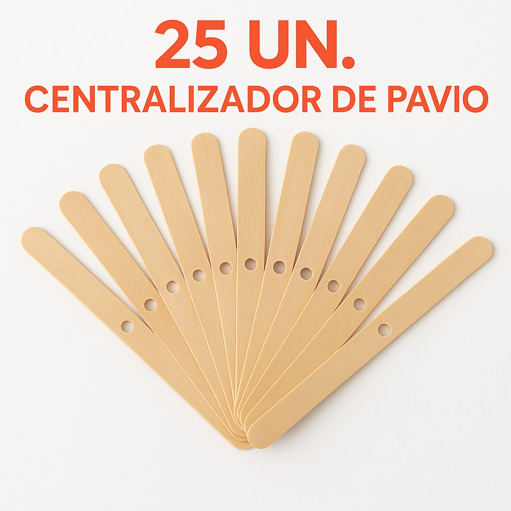Centralizador de Pavio: 25 Unidades para Velas DIY
