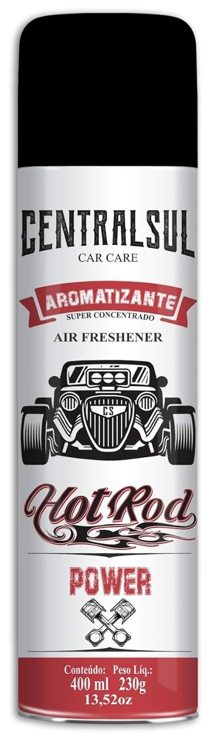 Aromatizante Hot Rod Power Centralsul Química 400ml: Perfume Intenso e Duradouro
