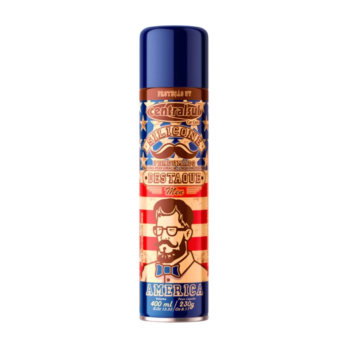 Centralsul Silicone Spray America 400ml: Brilho e Proteção Duradoura