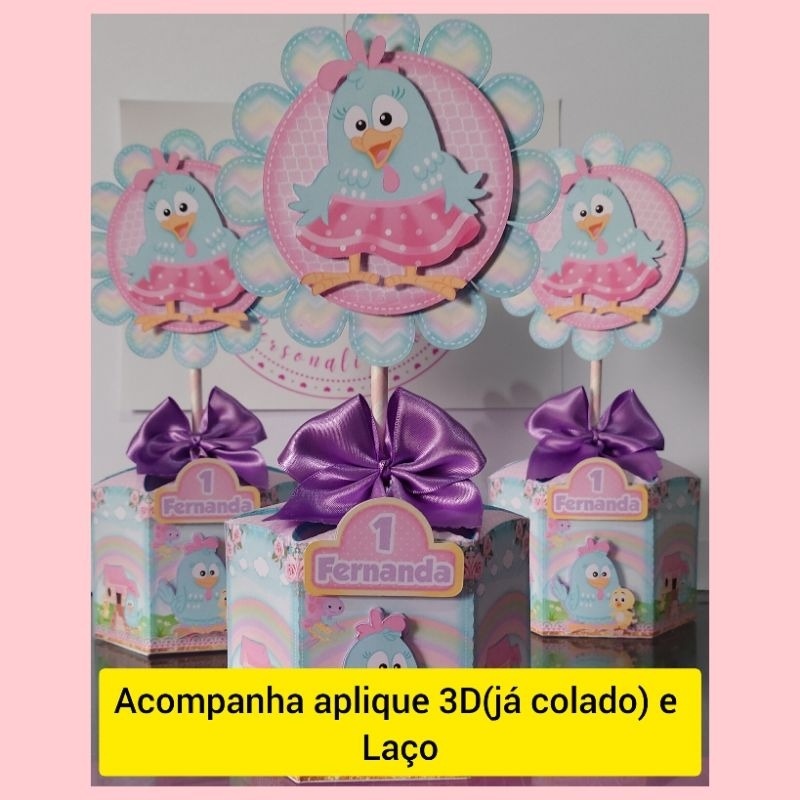 Centro de Mesa Galinha Pintadinha: Personalizado e Encantador!