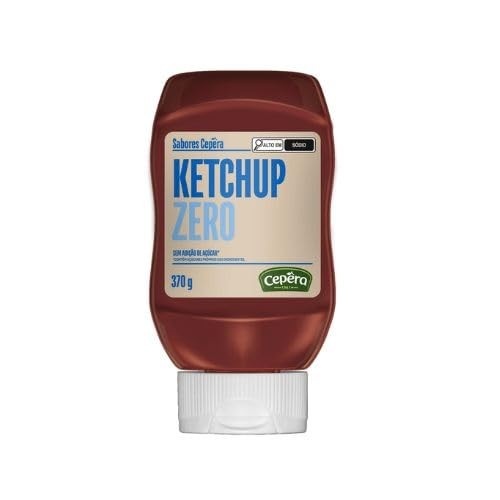 Ketchup Zero Adição de Açúcar Sabores Cepêra 370g