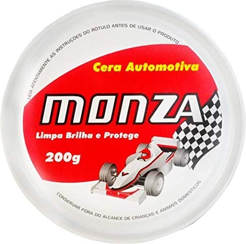 Cera Monza Pasta com Silicone e Carnaúba: Brilho e Proteção Duradoura para seu Carro