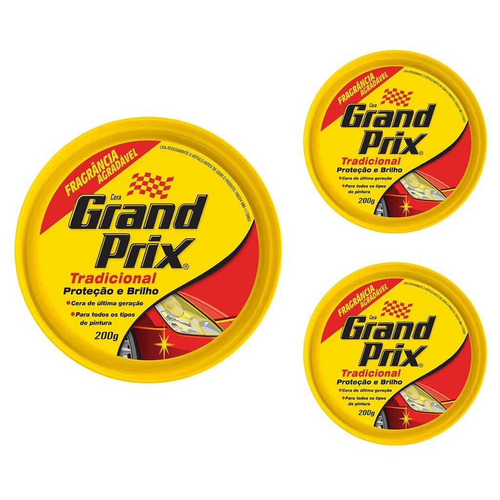 Cera Automotiva Grand Prix: Brilho e Proteção UV