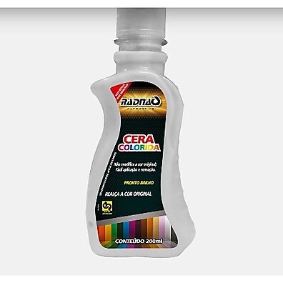 Cera Colorida Radnaq 200ml Branca: Brilho e Proteção