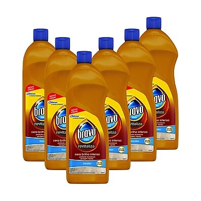 Cera Líquida Bravo Brilho Intenso – 6 Unidades de 750ml