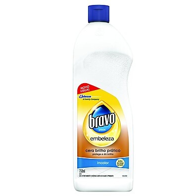 Cera Líquida Bravo Brilho Prático Incolor 750ml – Brilho que Dura!