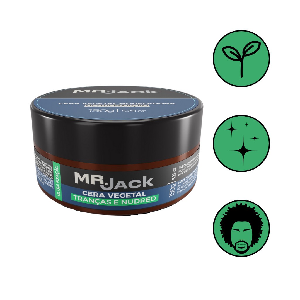 Cera Modeladora Mr Jack: Fixação Ultra e Natural