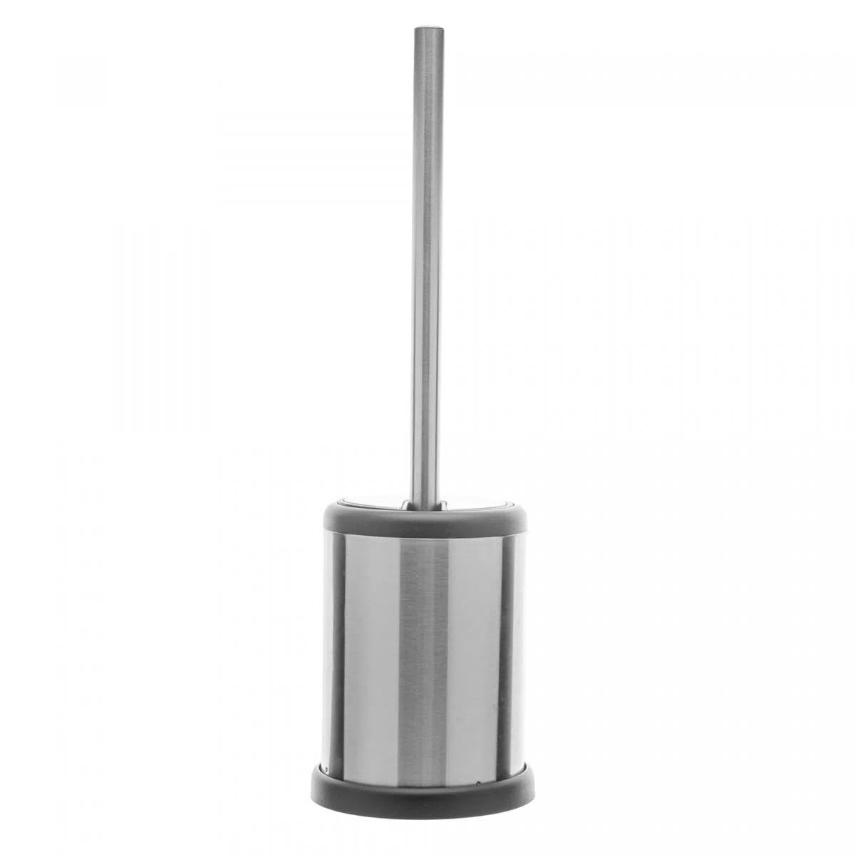Escova Sanitária com Cerdas Macias e Suporte em Aço Inox - Higiene e Estilo para o Banheiro