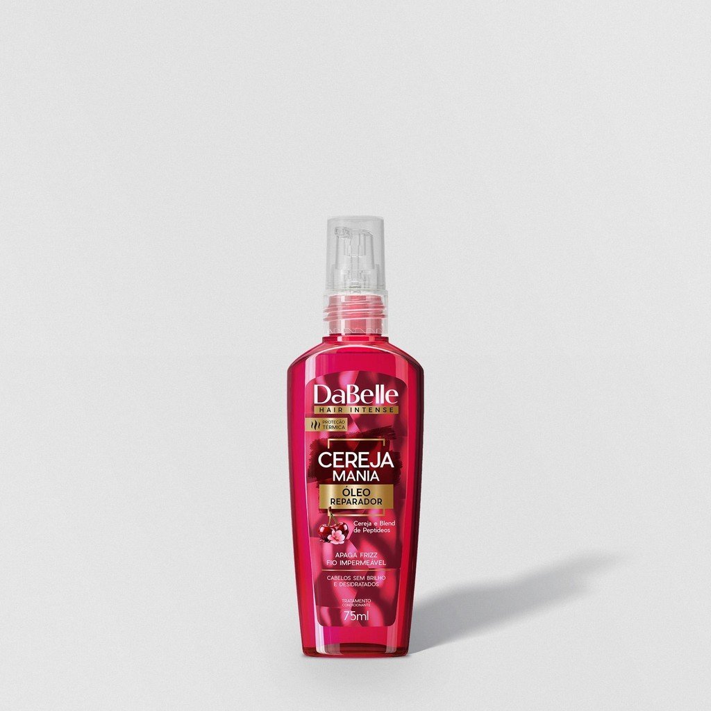 Cereja Mania: Óleo Reparador Anti-Frizz 75ml