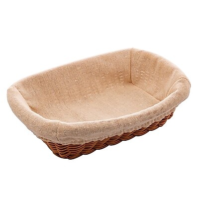 Cesta de Rattan Plástico 24cm: Organize com Estilo!