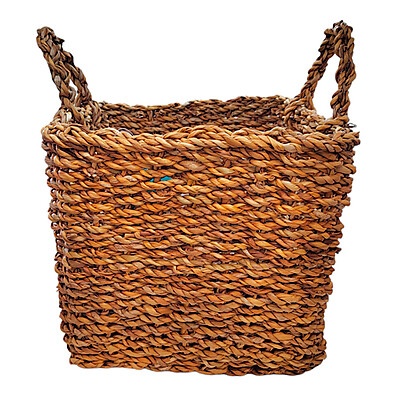 Cesta Decorativa Mearin de Seagrass – Charme Natural em Qualquer Ambiente