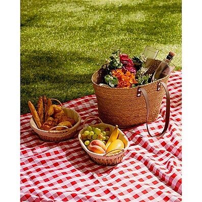 Cesta Oval Wolff: Elegância para Servir e Decorar