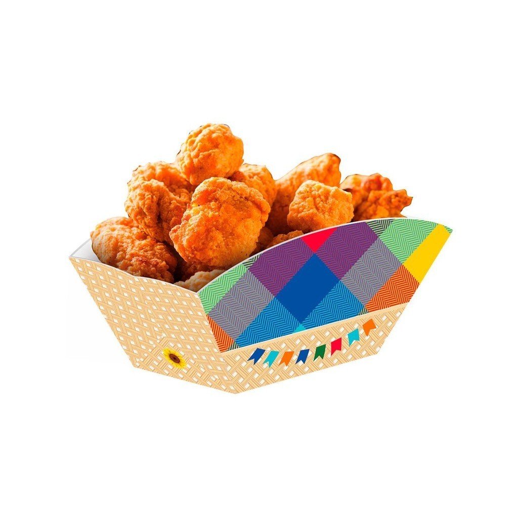 Cestinha Food Truck Junina: 25 Bandejas!