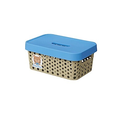 Cesto com Tampa para Menino 4,5L – Prático e Moderno