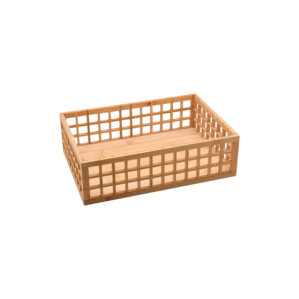 Cesto de Bambu 38cm: Organize com Estilo!