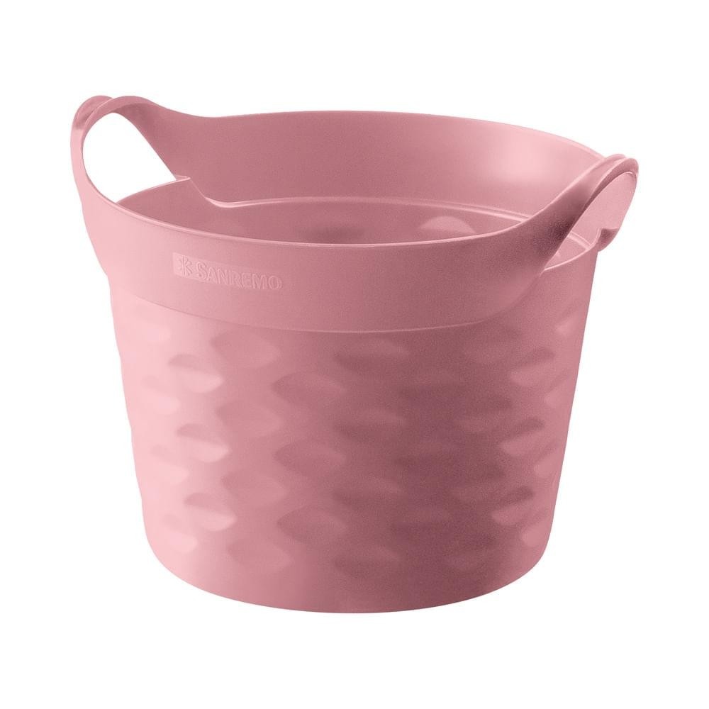 Cesto Organizador Rosa 3L: Organize com Estilo!