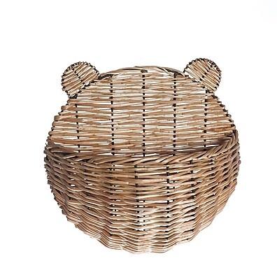 Cesto Urso de Palha: Organize com Charme!